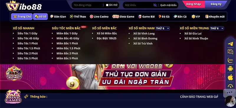 Lô đề Wibo88 là một sân chơi nổi tiếng được nhiều lô thủ yêu thích